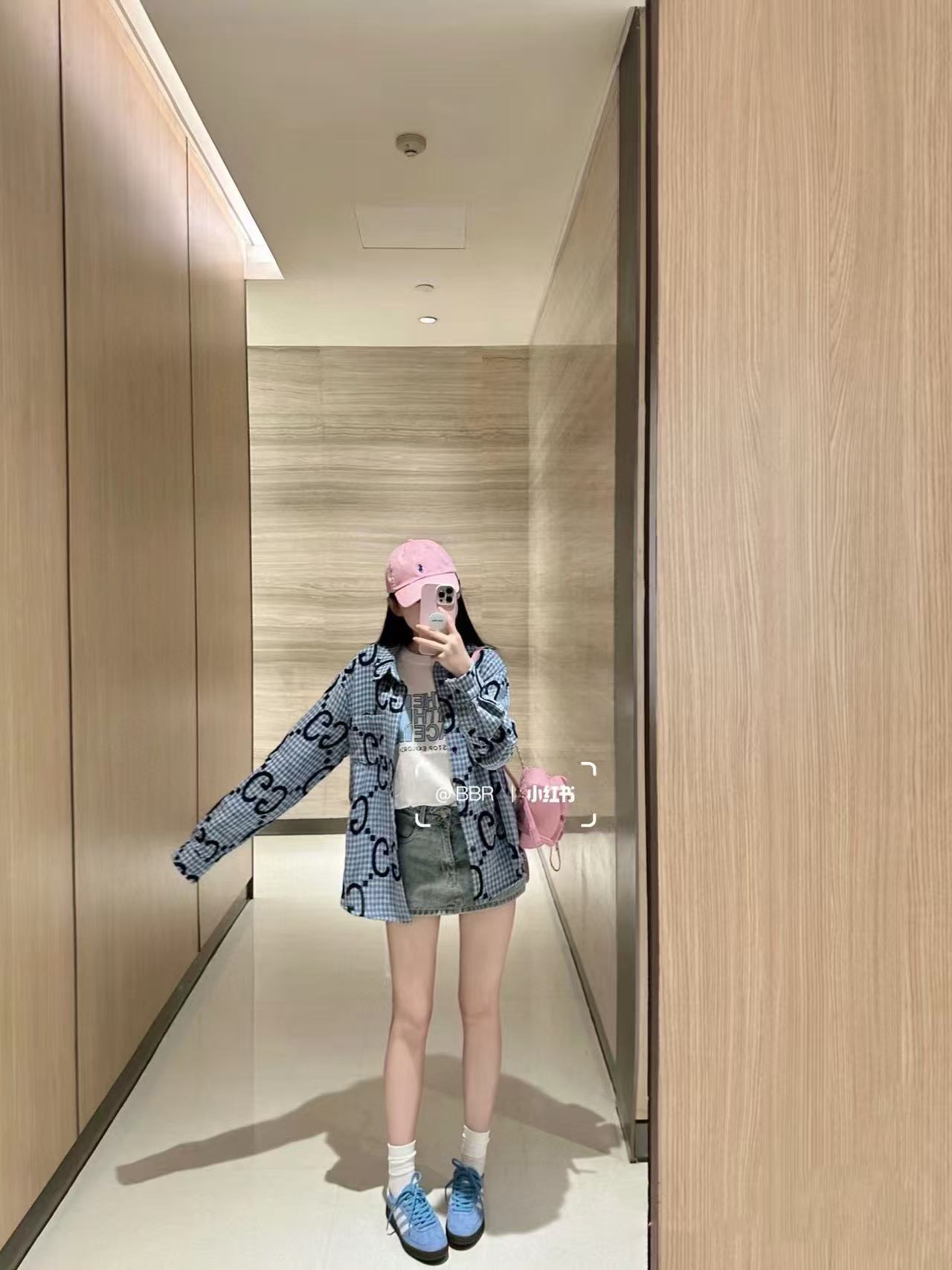 GUCC1 チェックシャツ【50％割引+送料無料】