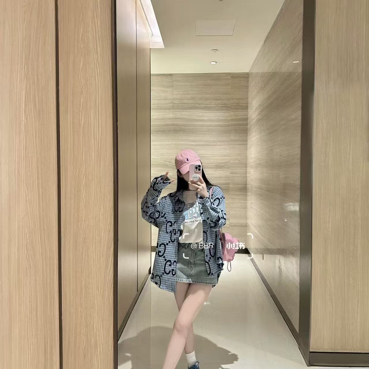 GUCC1 チェックシャツ【50％割引+送料無料】