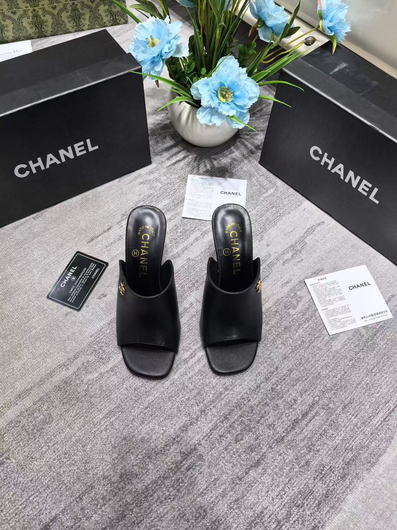 CHANE1 ダブルC ハイヒール【50％割引+送料無料】