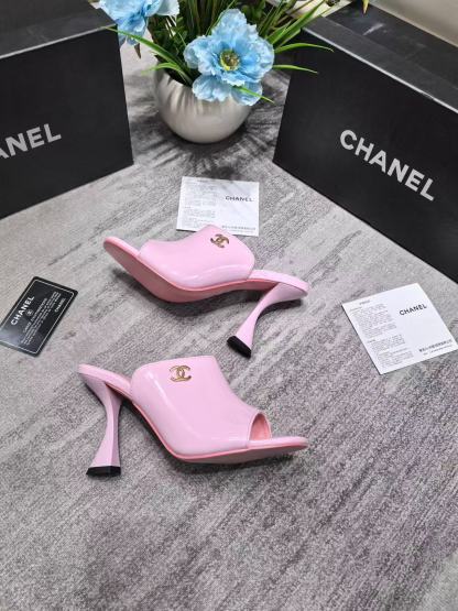 CHANE1 ダブルC ハイヒール【50％割引+送料無料】