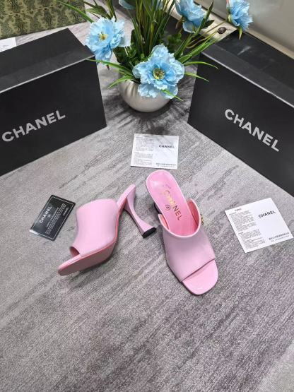 CHANE1 ダブルC ハイヒール【50％割引+送料無料】