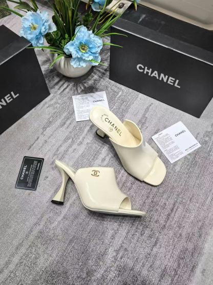 CHANE1 ダブルC ハイヒール【50％割引+送料無料】