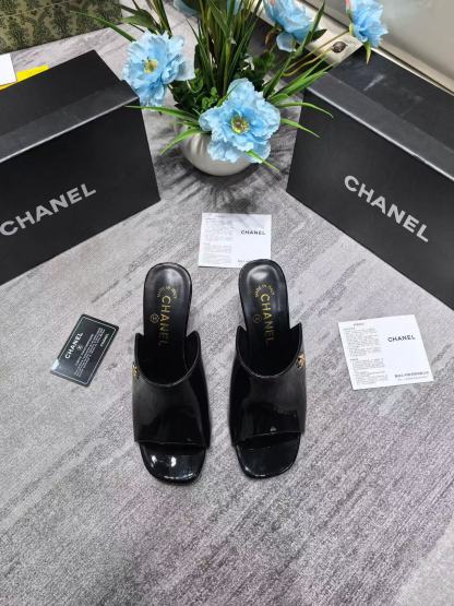 CHANE1 ダブルC ハイヒール【50％割引+送料無料】