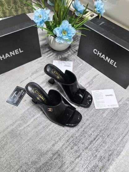 CHANE1 ダブルC ハイヒール【50％割引+送料無料】