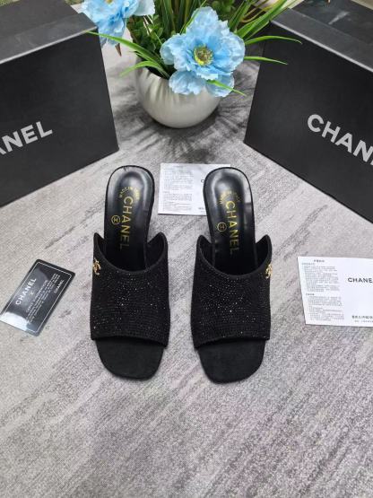 CHANE1 ダブルC ハイヒール【50％割引+送料無料】