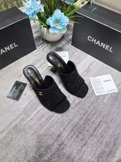 CHANE1 ダブルC ハイヒール【50％割引+送料無料】