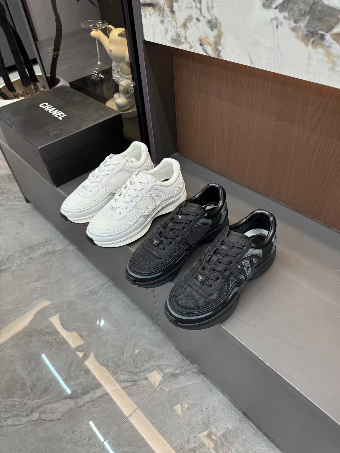 CHANE1 ダブルC カジュアルシューズ【50％割引+送料無料】