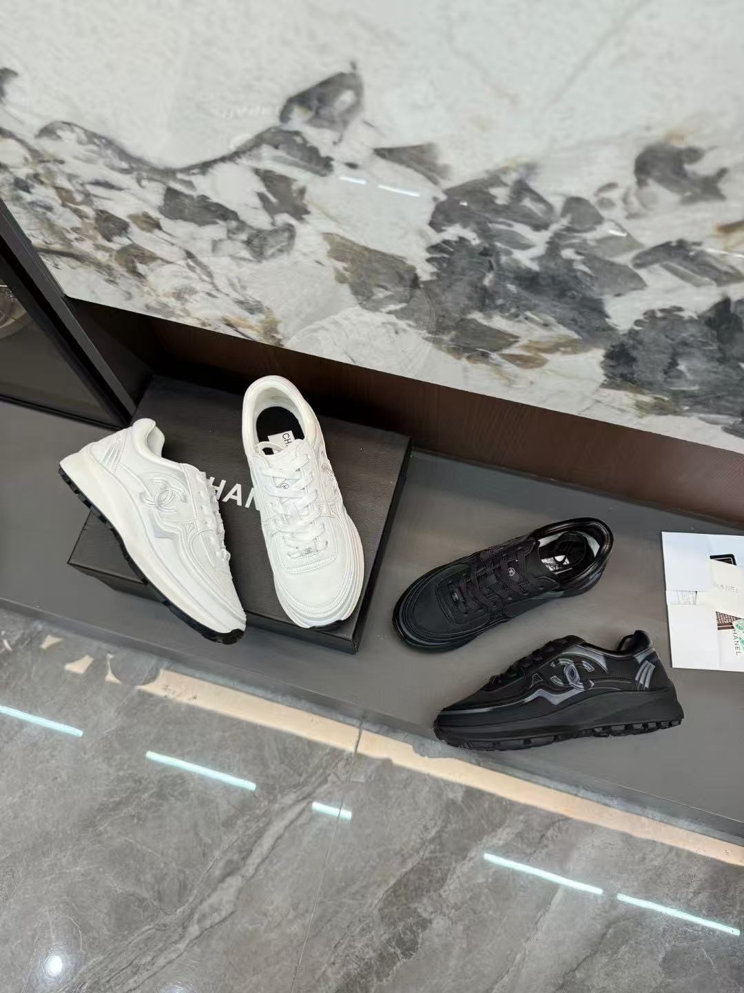 CHANE1 ダブルC カジュアルシューズ【50％割引+送料無料】