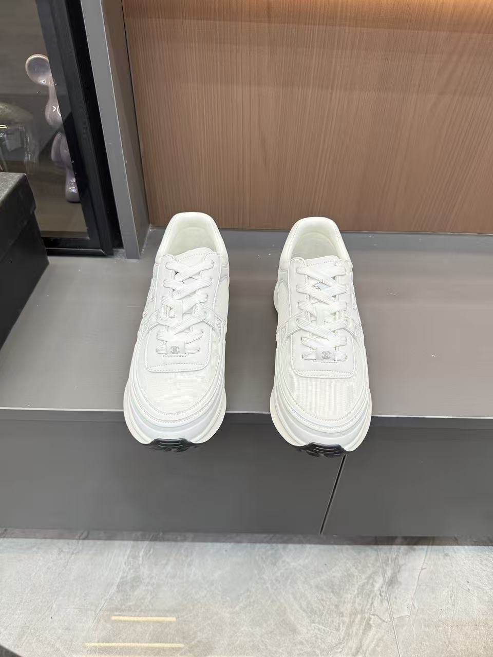 CHANE1 ダブルC カジュアルシューズ【50％割引+送料無料】