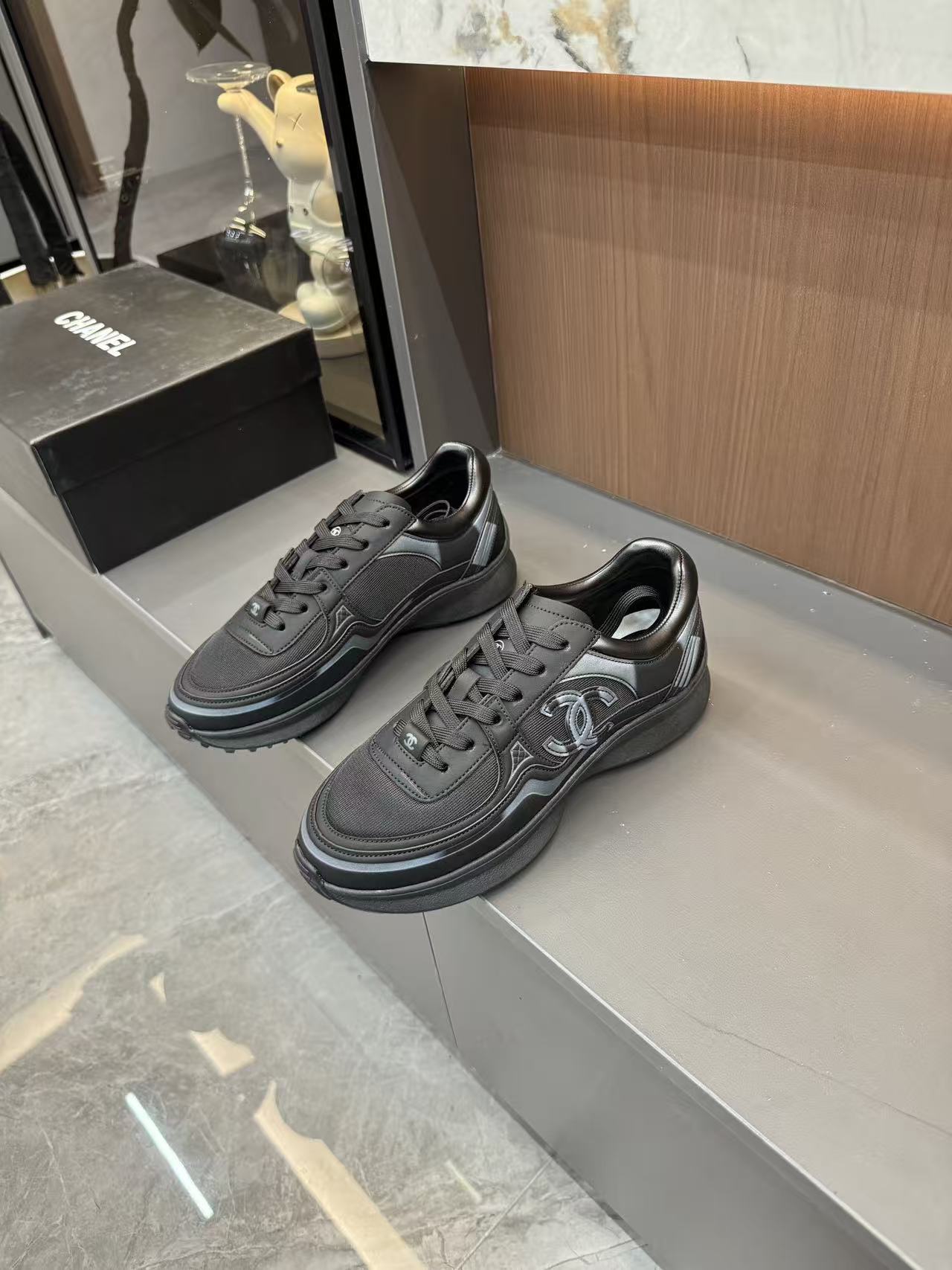 CHANE1 ダブルC カジュアルシューズ【50％割引+送料無料】