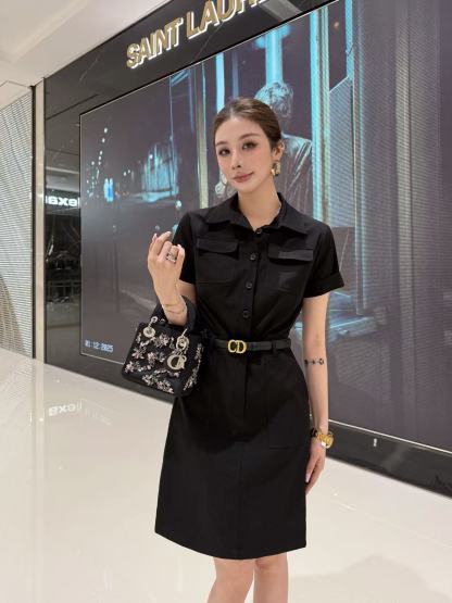 DI0R高品質CDベルトドレス【50％割引+送料無料】