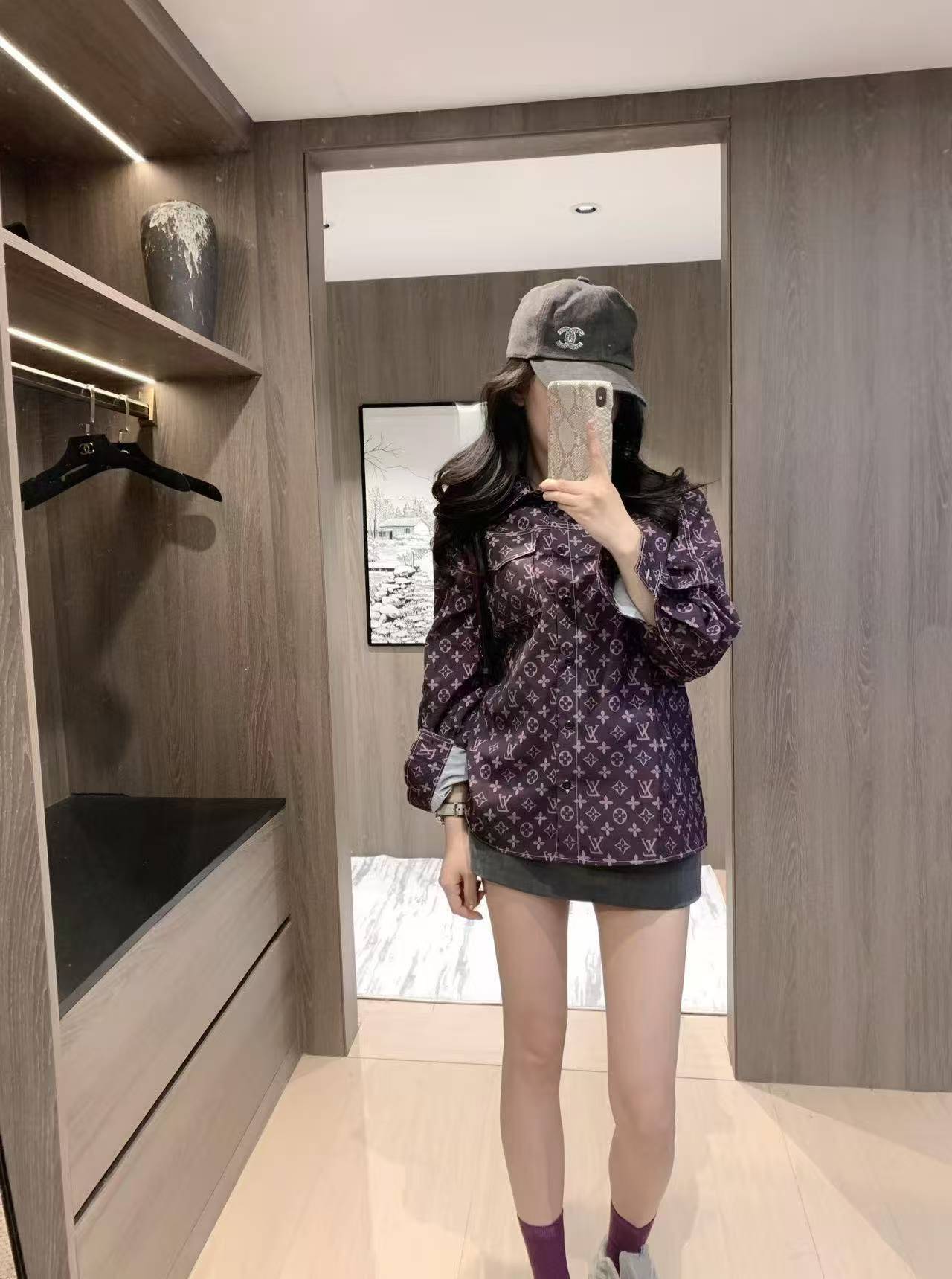 LVポケットプリントシャツ【50％割引+送料無料】