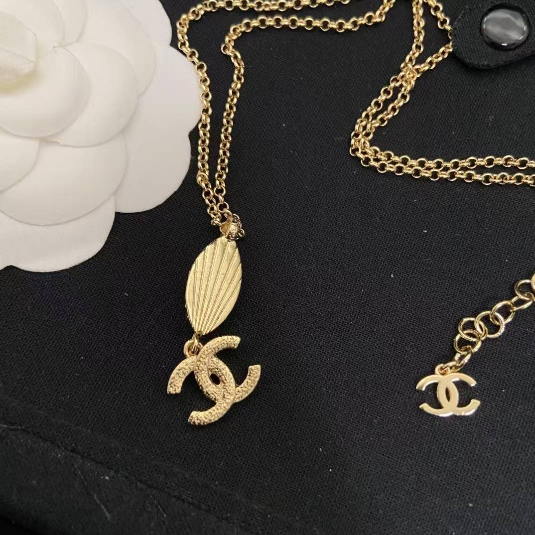 CHANE1 ダブルCダイヤモンドネックレス【50％割引+送料無料】