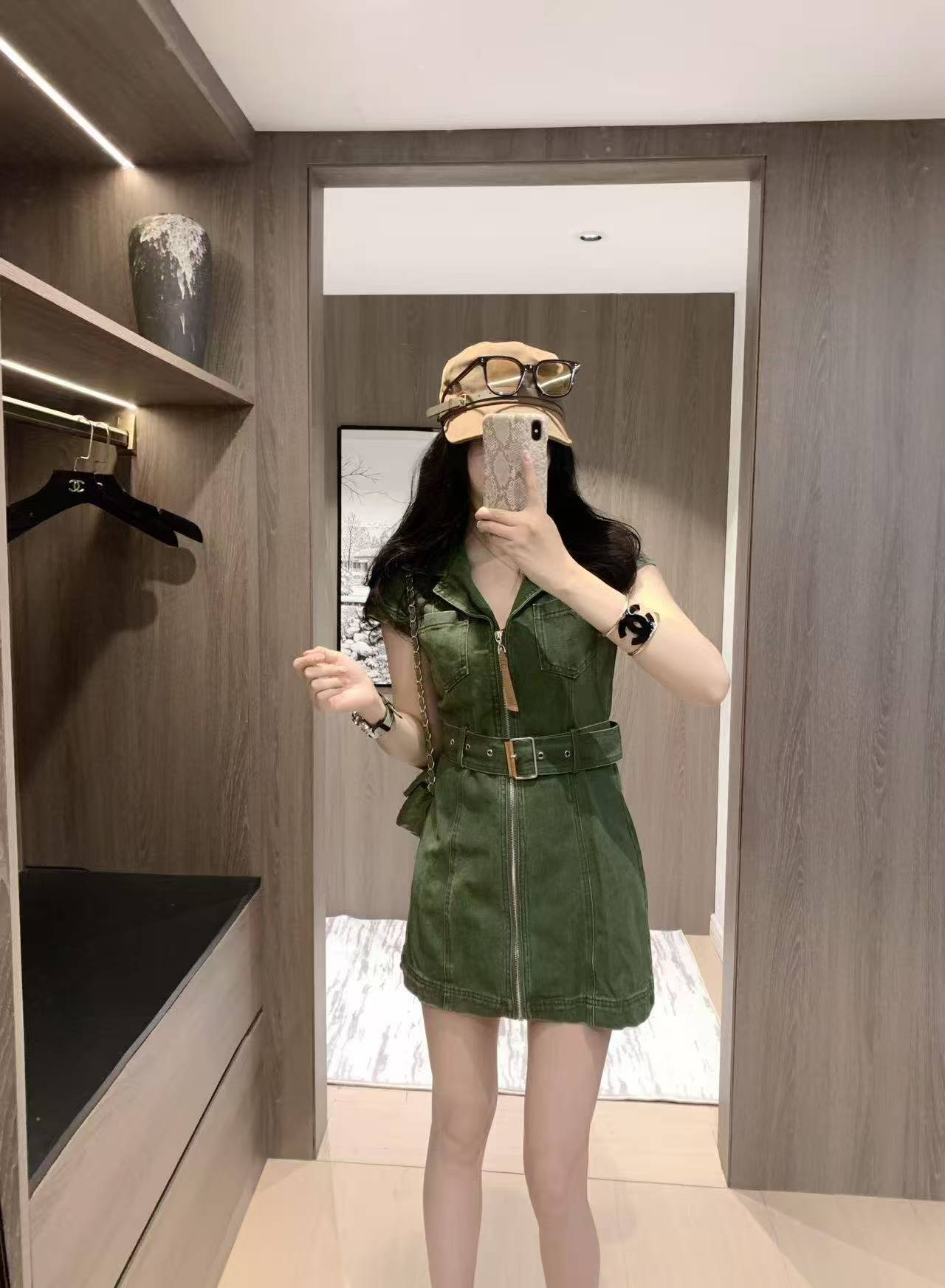 L0WEW デニムドレス【50％割引+送料無料】