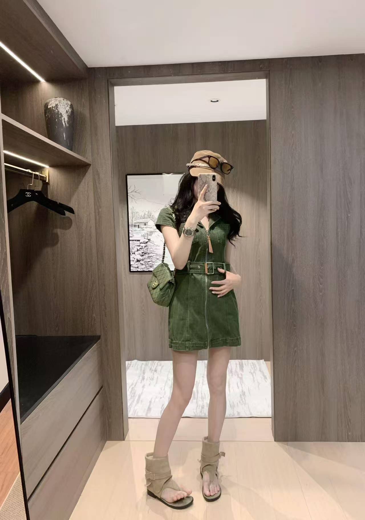 L0WEW デニムドレス【50％割引+送料無料】