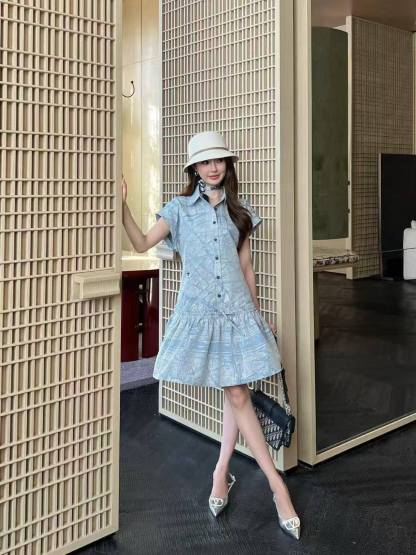 DI0Rプリントドレス【50％割引+送料無料】