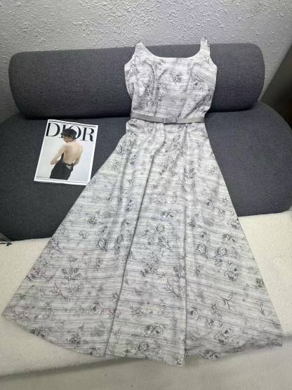 DI0R高品質プリントのストラップドレス【50％割引+送料無料】