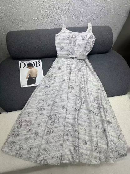 DI0R高品質プリントのストラップドレス【50％割引+送料無料】