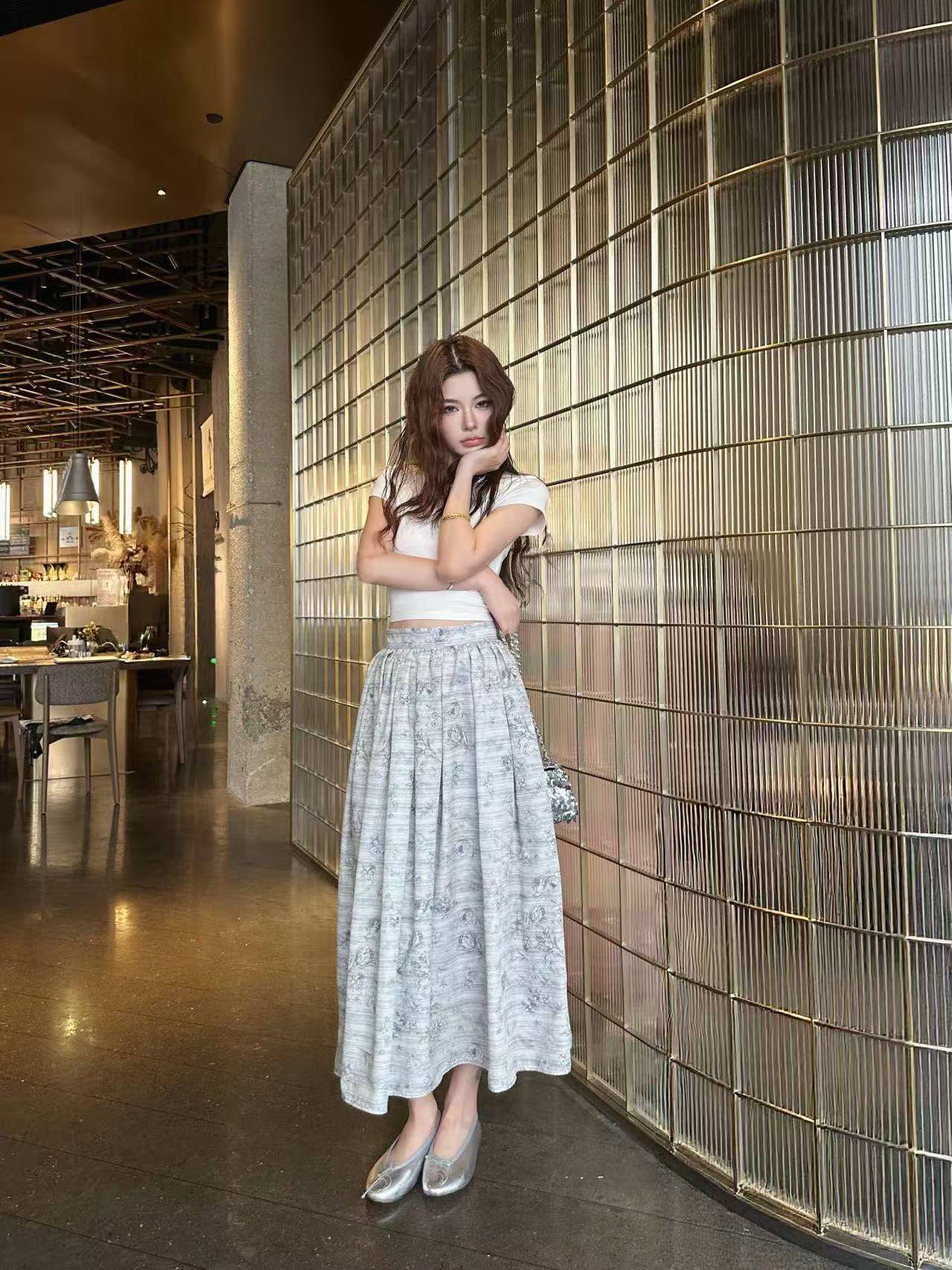 DIOR 高品質プリントスカート【50％割引+送料無料】