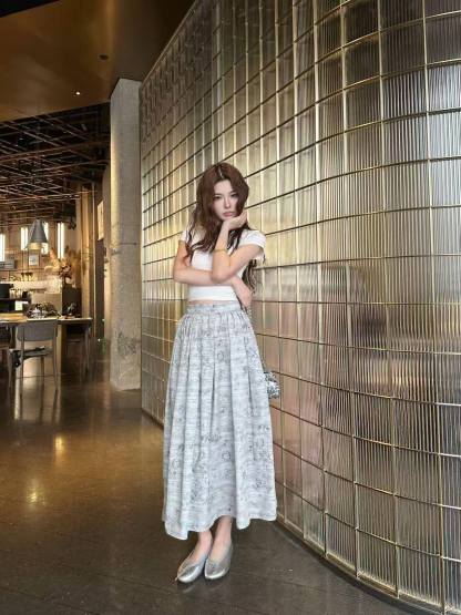 DIOR 高品質プリントスカート【50％割引+送料無料】