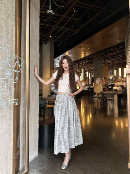 DIOR 高品質プリントスカート【50％割引+送料無料】