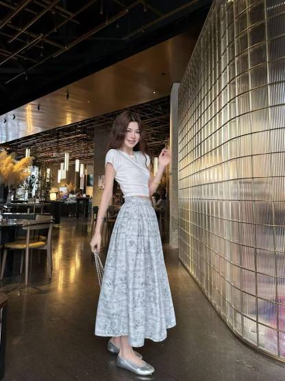 DIOR 高品質プリントスカート【50％割引+送料無料】