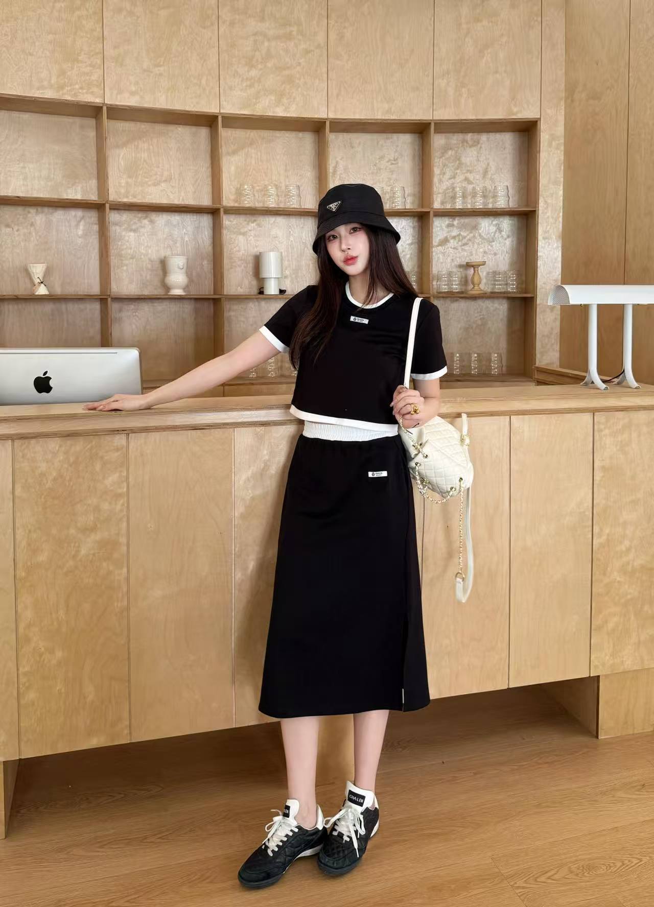 PR4DA 高品質トップス＋スカート ツーピースセット【50％割引+送料無料】