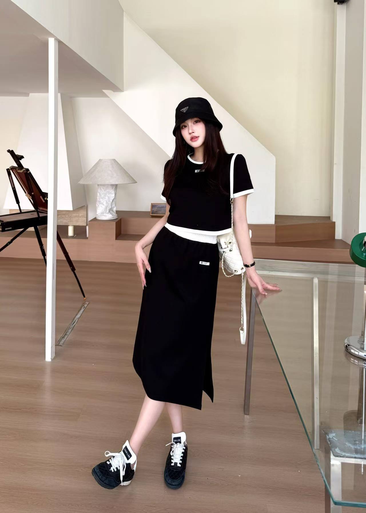 PR4DA 高品質トップス＋スカート ツーピースセット【50％割引+送料無料】