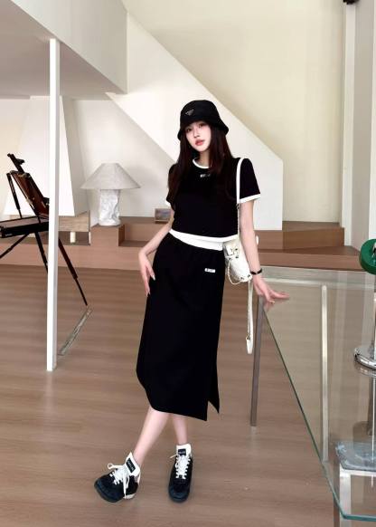 PR4DA 高品質トップス＋スカート ツーピースセット【50％割引+送料無料】