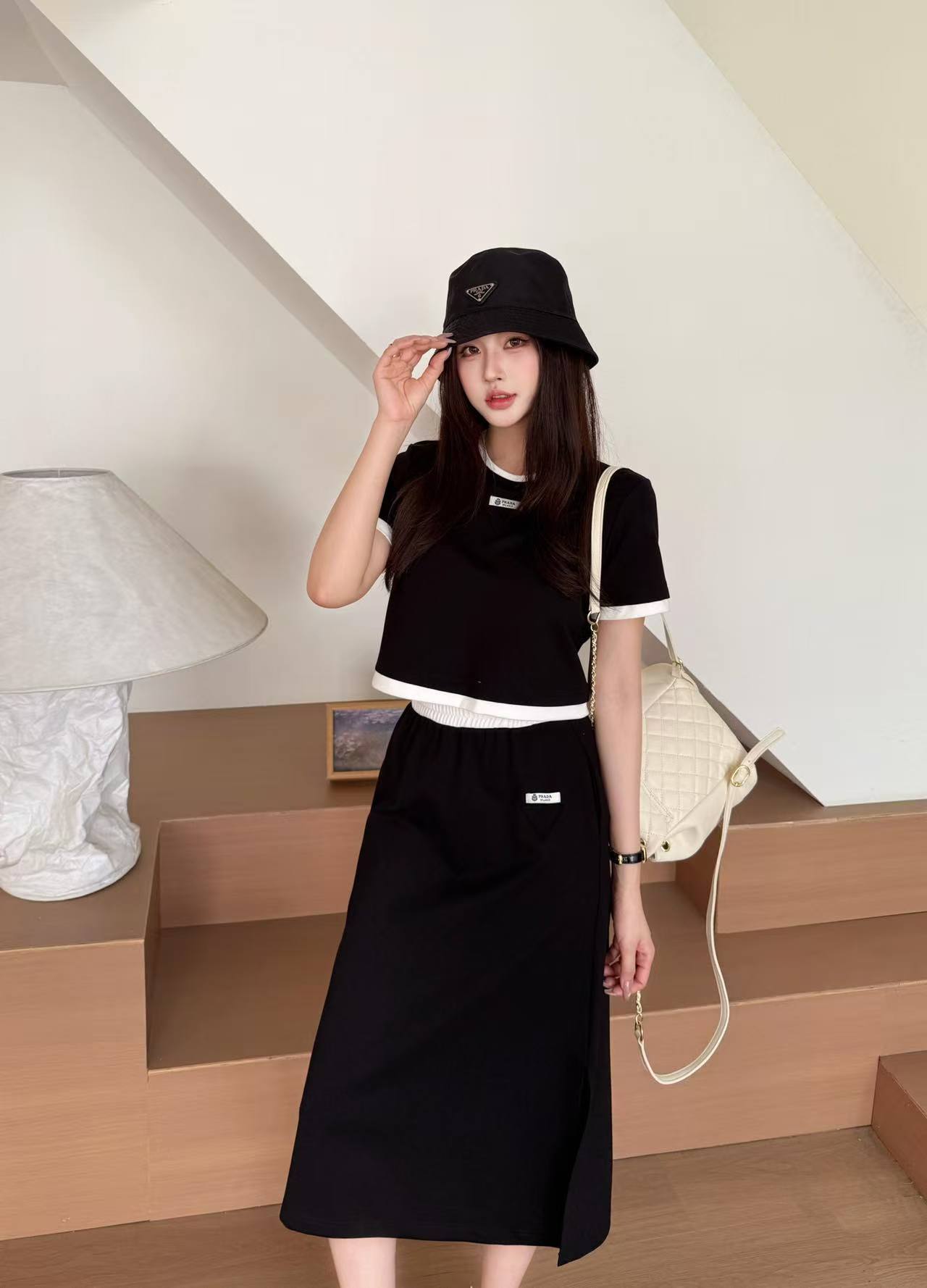 PR4DA 高品質トップス＋スカート ツーピースセット【50％割引+送料無料】