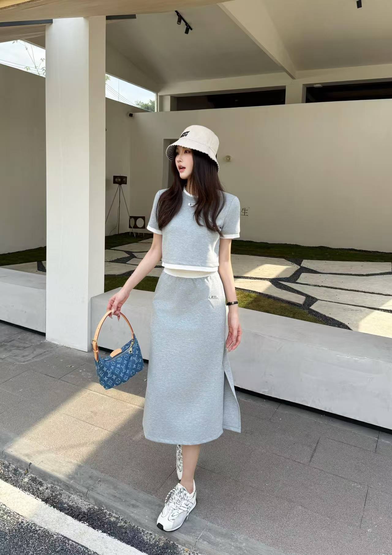 PR4DA 高品質トップス＋スカート ツーピースセット【50％割引+送料無料】