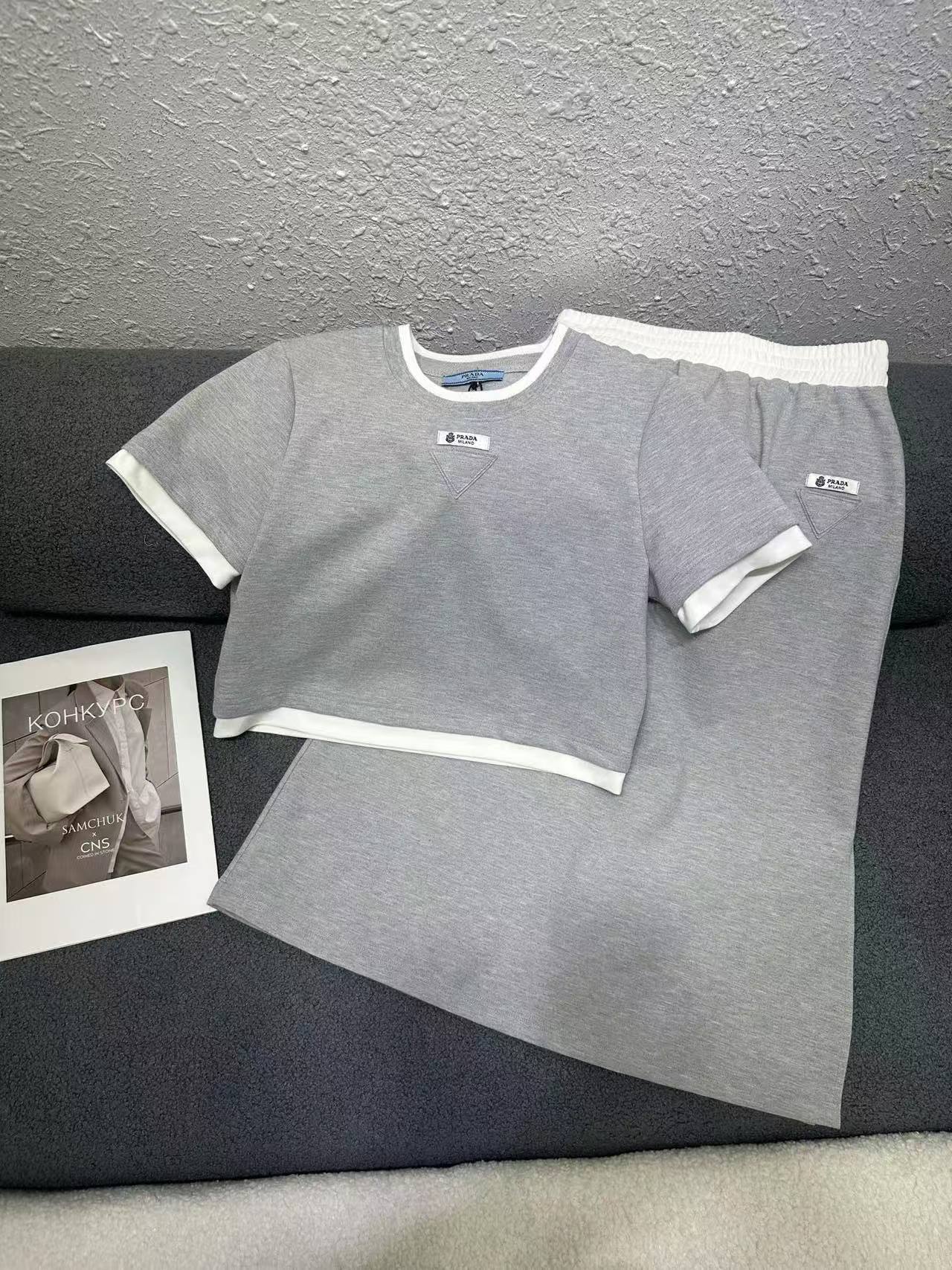 PR4DA 高品質トップス＋スカート ツーピースセット【50％割引+送料無料】