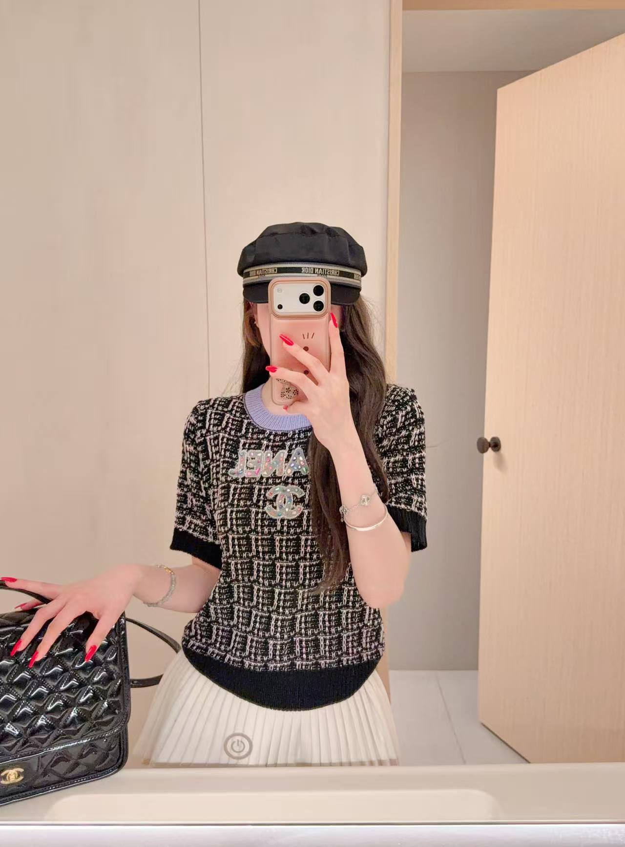 CHANE1 カラフルレターセーター【50％割引+送料無料】