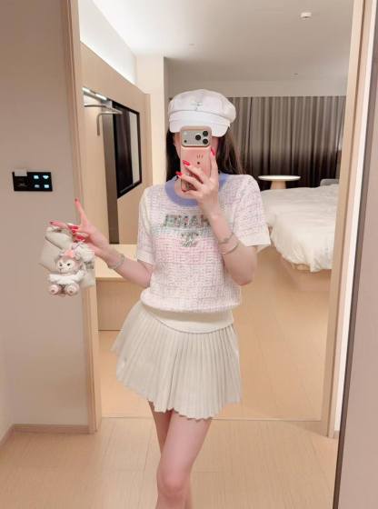 CHANE1 カラフルレターセーター【50％割引+送料無料】