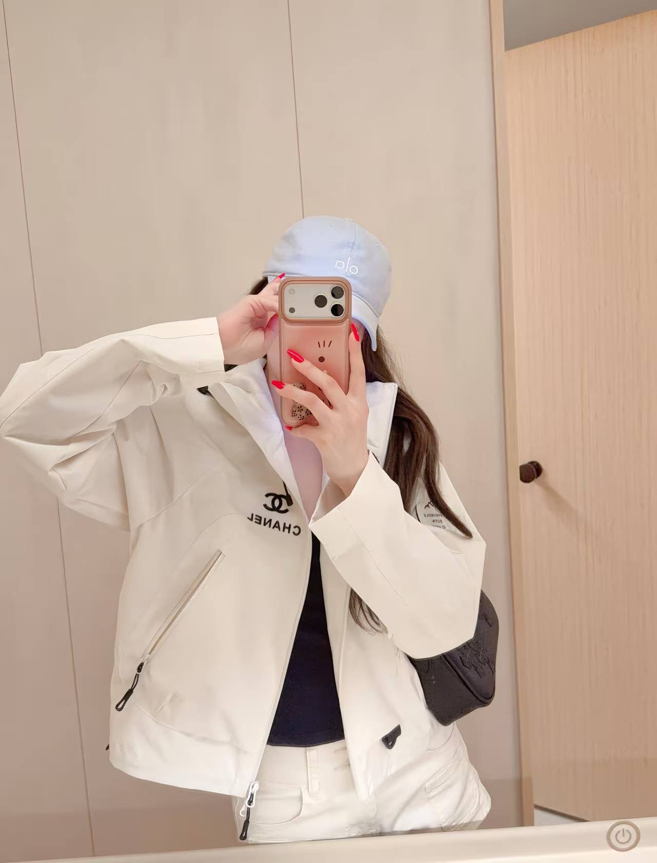 CHANE1 ダブルC フード付きジャケット【50％割引+送料無料】