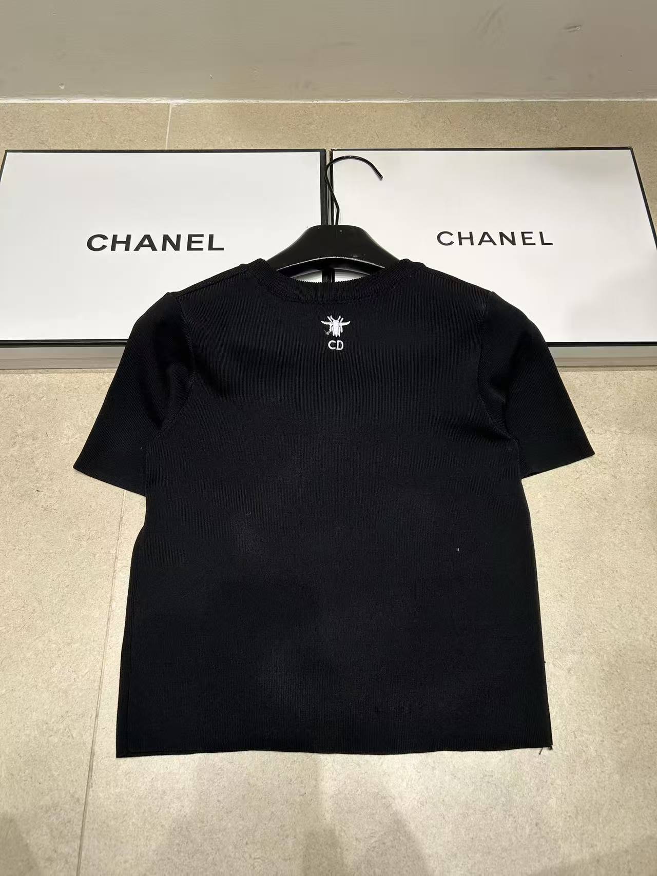 DI0R蝶の刺繍入り五芒星セーター【50％割引+送料無料】