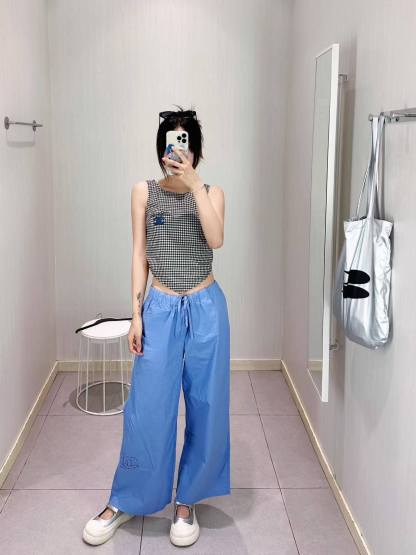 CHANE1 ダブルC 千鳥格子ベスト【50％割引+送料無料】