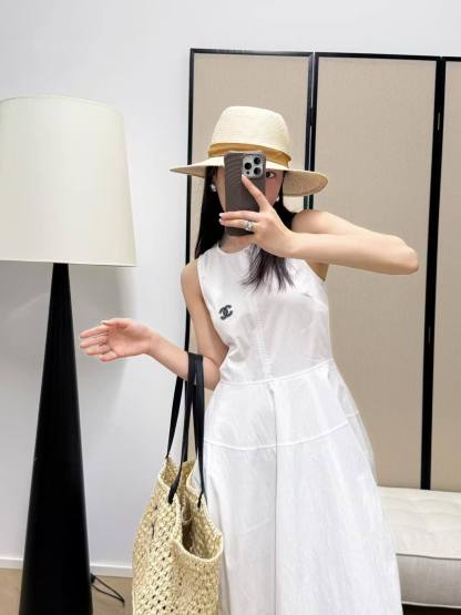 CHANE1 シンプルダブルCベストドレス【50％割引+送料無料】