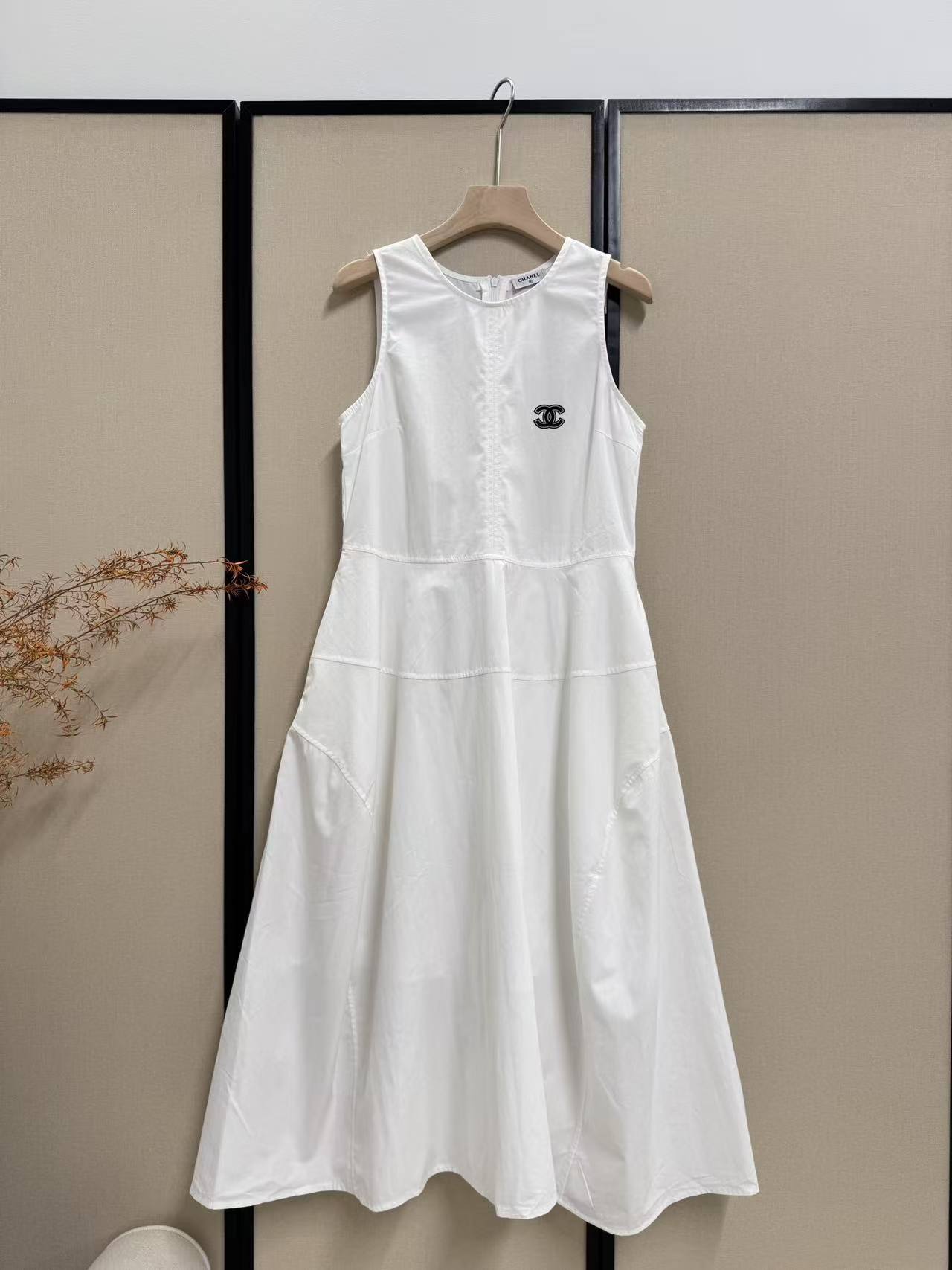 CHANE1 シンプルダブルCベストドレス【50％割引+送料無料】