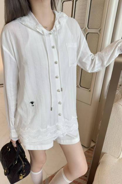 DIOR CD Bee フード付きシャツ【50％割引+送料無料】