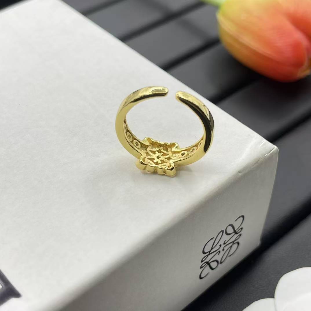 L0WEW 透かし彫りリング【50％割引+送料無料】