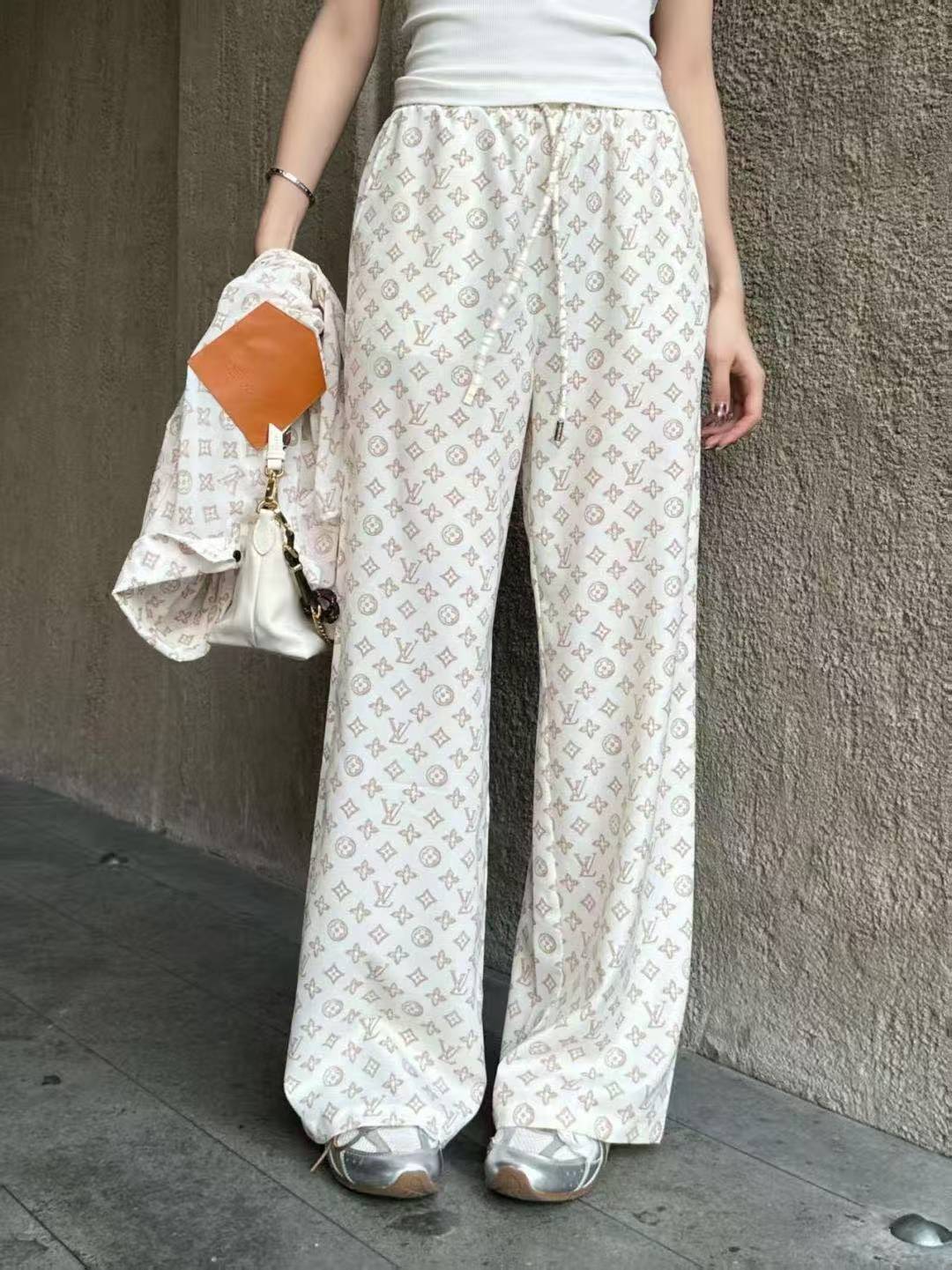 LVプリント シャツ＆トラウザーズ 2ピースセット【50％割引+送料無料】