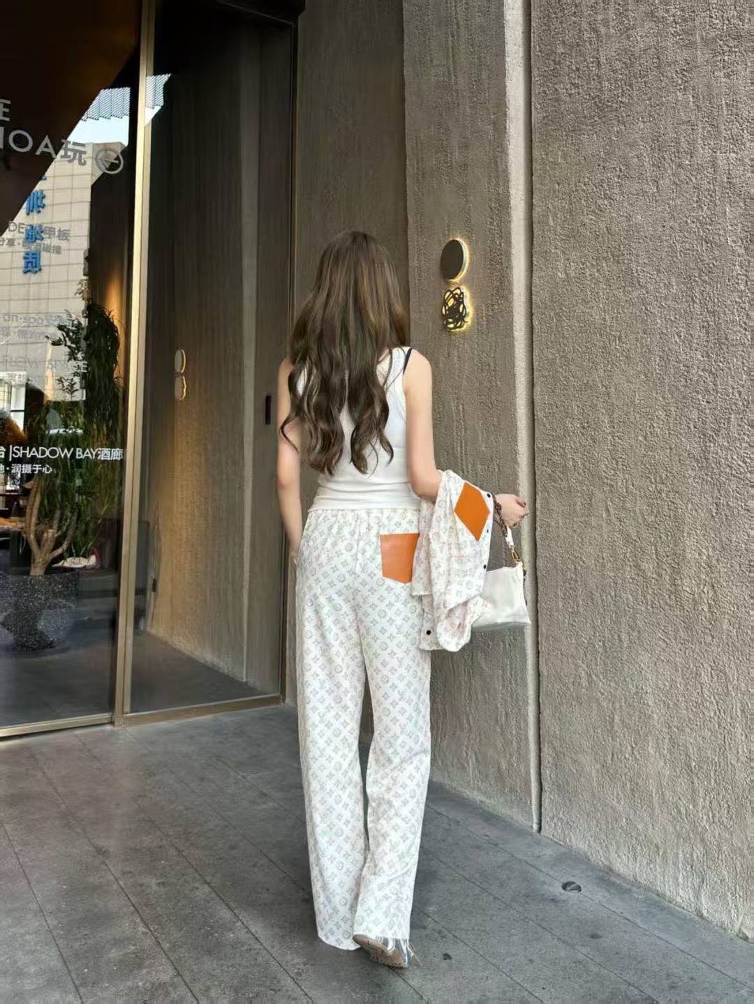 LVプリント シャツ＆トラウザーズ 2ピースセット【50％割引+送料無料】