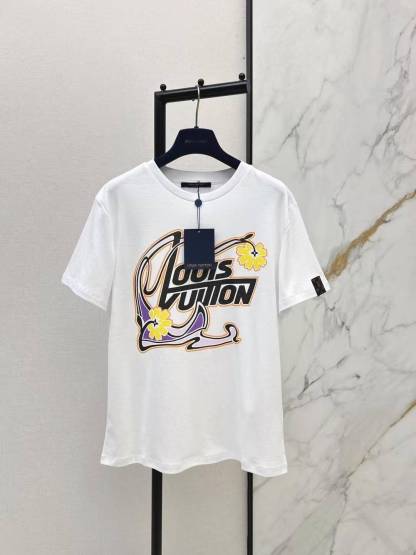 LV カラフルレターTシャツ【50％割引+送料無料】