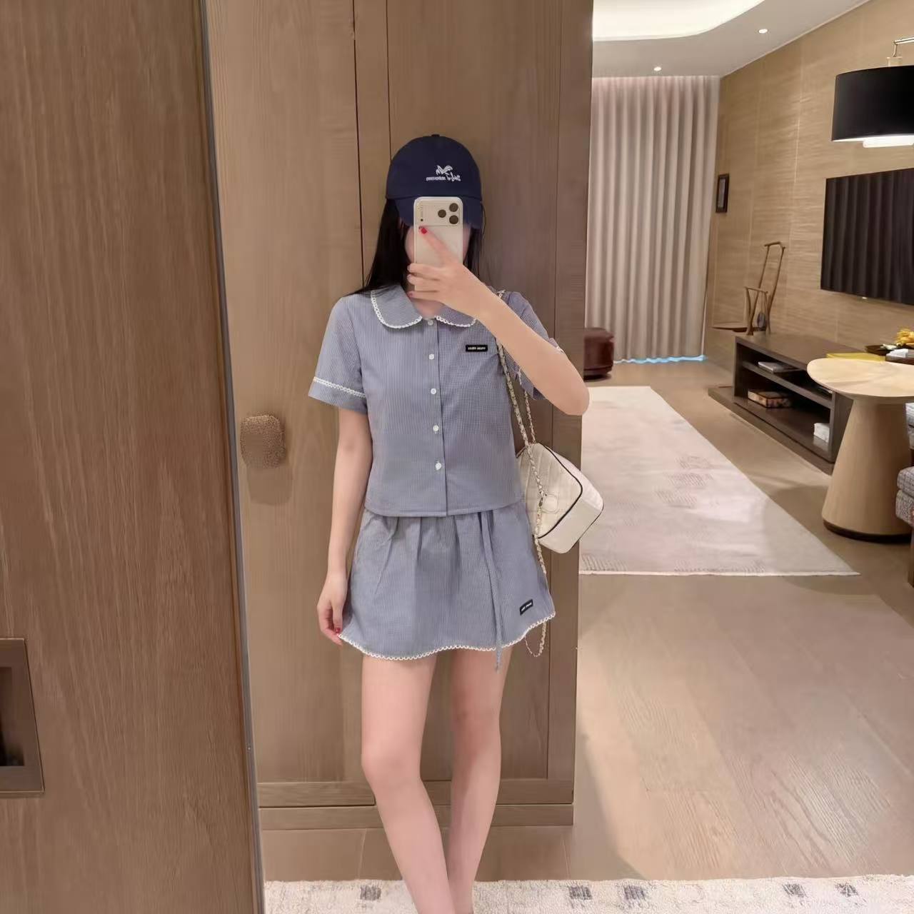 M1UM1U シャツ＆スカート 2点セット【50％割引+送料無料】