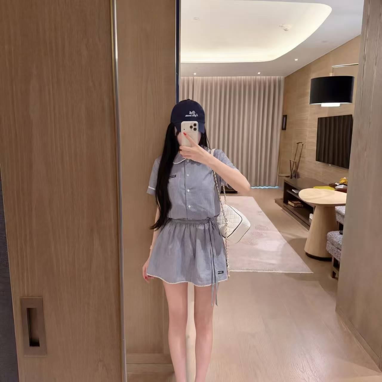 M1UM1U シャツ＆スカート 2点セット【50％割引+送料無料】