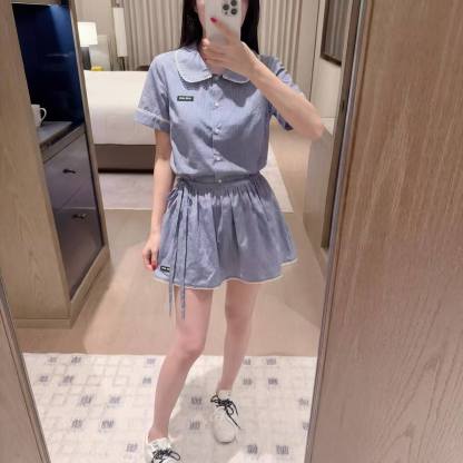 M1UM1U シャツ＆スカート 2点セット【50％割引+送料無料】