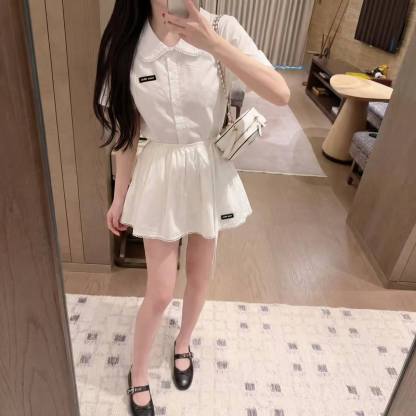 M1UM1U シャツ＆スカート 2点セット【50％割引+送料無料】