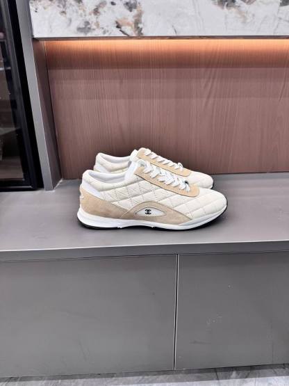 CHANE1 カラーブロック ダブルC カジュアルシューズ【50％割引+送料無料】