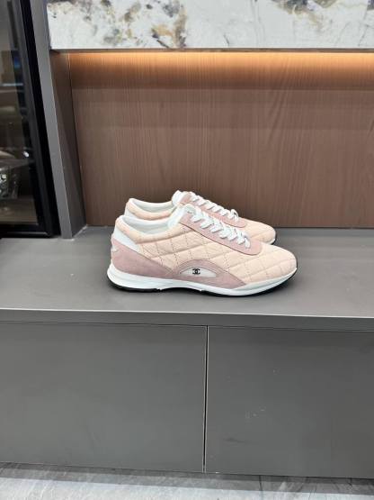 CHANE1 カラーブロック ダブルC カジュアルシューズ【50％割引+送料無料】